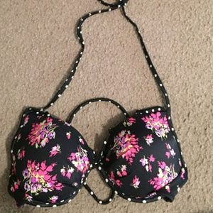 NWOT Victoria's secret floral bikini top size 34B